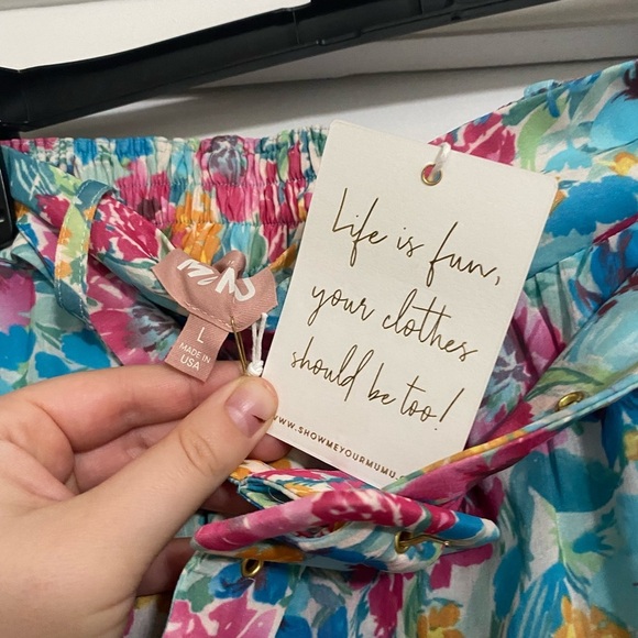 Mumu Floral Skirt with Belt - Picture 5 of 5